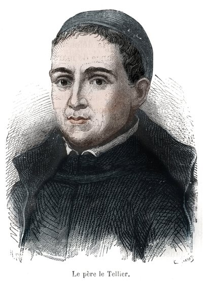 Portrait du Père Le Tellier - Unknown artist