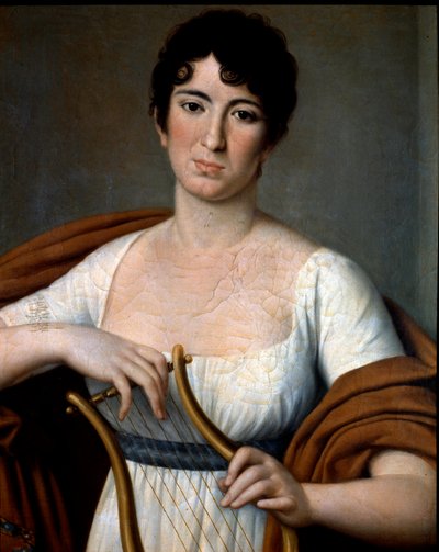 Portrait de la chanteuse espagnole Isabelle Colbran (peinture anonyme du 19e siècle) - Unknown artist
