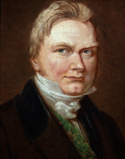Portrait du chimiste suédois Jons Jacob Berzelius (1779-1848). Peinture anonyme. XIXe siècle. Bibliothèque de l