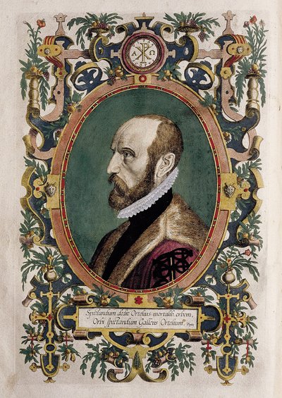 Portrait du cartographe Abraham Ortelius - Unknown artist