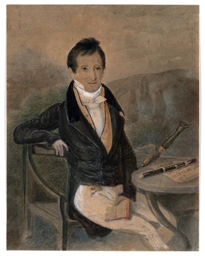 Portrait du flûtiste Jean-Louis Tulou (1786-1865) - Unknown artist