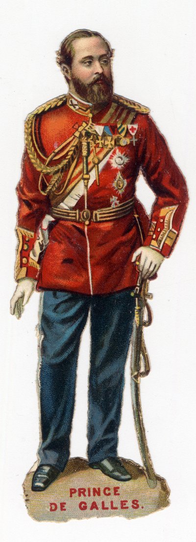 Portrait du futur prince de Galles Édouard VII (Edward 7), roi de Grande-Bretagne et d