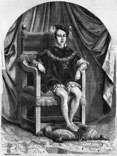 Portrait du jeune roi Édouard VI d