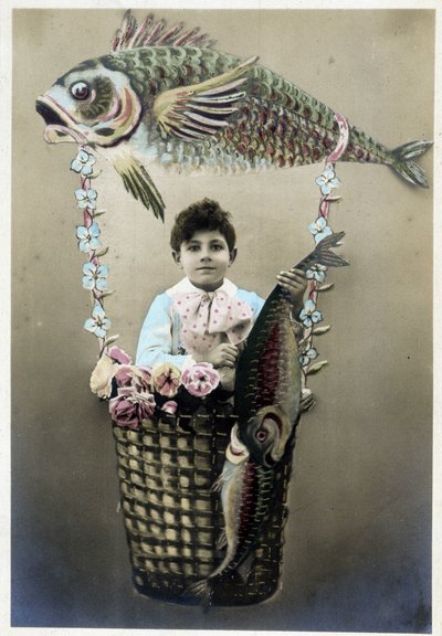 Carte postale du 1er avril, début du 20e siècle - Unknown Artist