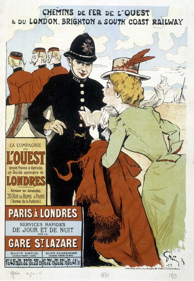 Affiche du chemin de fer de l