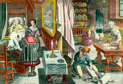 Préparation et administration de médicaments à base de guano contre la syphilis vénérienne - Unknown artist
