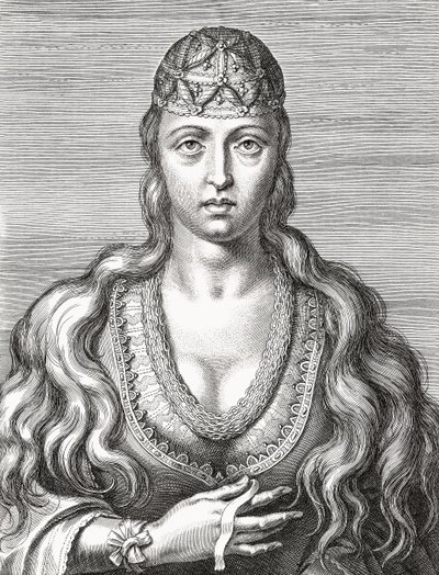 Princesse Jeanne du Portugal. Joana. Portrait. - Unknown artist
