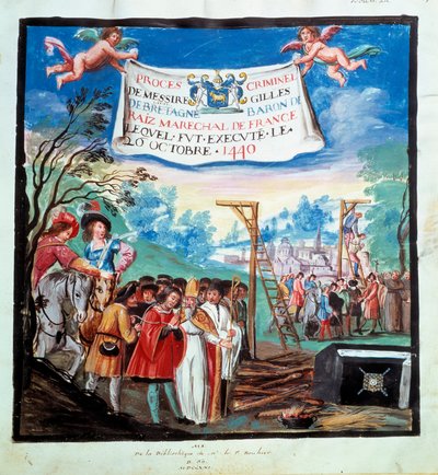 Procès de Gilles de Rais - Unknown artist