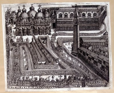 Procession à Venise au 17ème siècle - Unknown artist
