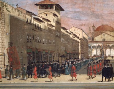 Procession sur la via de