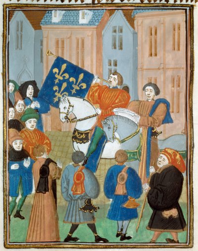 Proclamation de la paix à Reims le 2 octobre 1435 après la signature du traité d