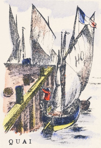 Q : quai - Unknown artist