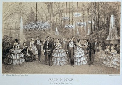 Quête pour les pauvres au Jardin d