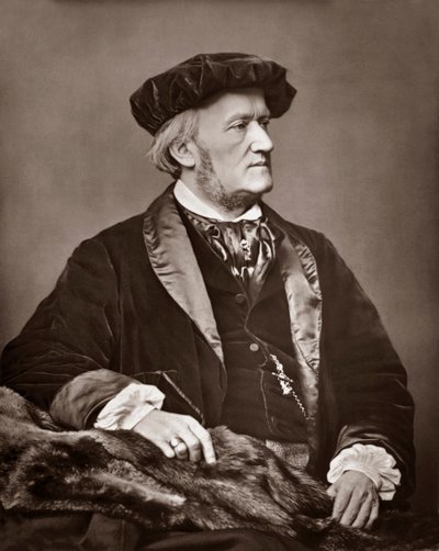 Richard Wagner (1813-1883) compositeur allemand. Portrait photo - Unknown artist