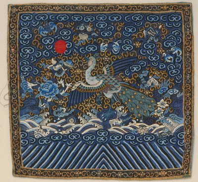 Insigne de rang, troisième degré civil, paon - Unknown artist