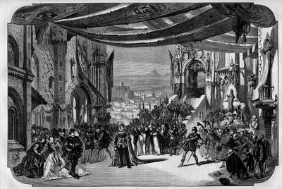 Représentation de Don Carlo (Don Carlos) Opéra en 5 actes de Giuseppe Verdi à l