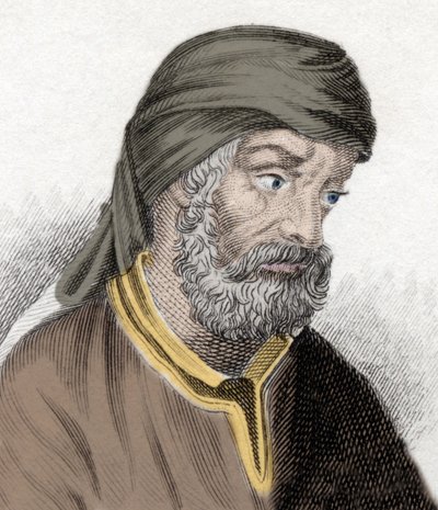 Représentation de Quintus Septimus Florens Tertullianus connu sous le nom de Tertullien (ca. 150/160- ca. 230/240) théologien et père de l