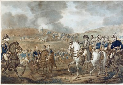 Représentation de la bataille de la Moskova à Borodino le 7 septembre - Unknown artist