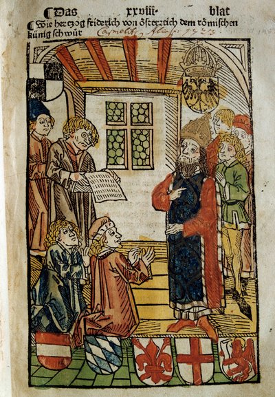 Représentation du Concile de Constance (1414-1418), convoqué par l