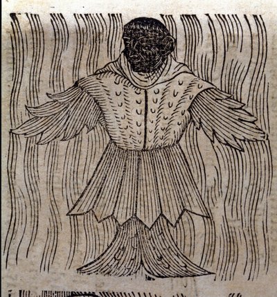 Représentation du moine de mer, poisson imaginaire et monstre marin. Gravure tirée de "Prodigiorum ac ostentorum chronicon" par Conrad Lycosthenes (Konrad Wolffhart) - Unknown artist