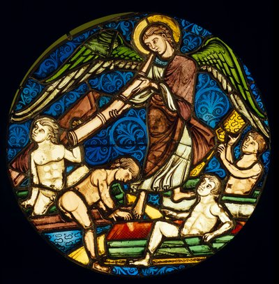Résurrection des morts (vitrail de la Sainte-Chapelle) - Unknown artist