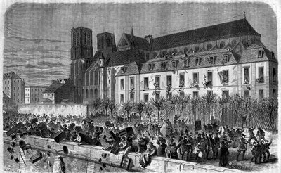 Révolution de 1830 : Sac de l