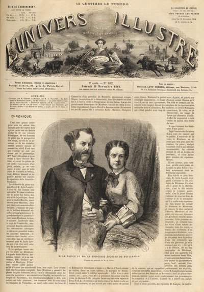 Richard Klemens von Metternich (1829-1895) et Pauline Metternich (Pauline Clémentine Marie Walburge, comtesse Sandor von Szlavnicza - princesse de Metternich-Winneburg zu Beilstein) (1836-1921) - L