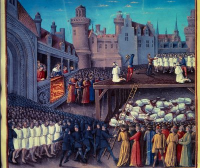 Richard Cœur de Lion faisant appréhender des prisonniers turcs (musulmans) lors de la troisième croisade en 1191 - Unknown artist