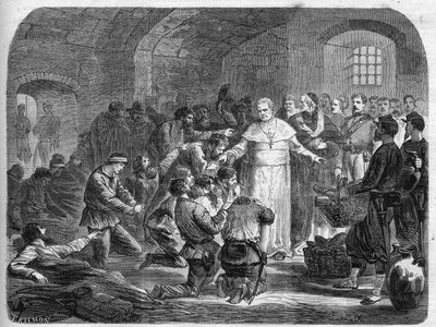 Risorgimento : Pape Pie IX (Giovanni Maria Mastai Ferretti devenu Pie IX ou Pio IX) - Unknown artist