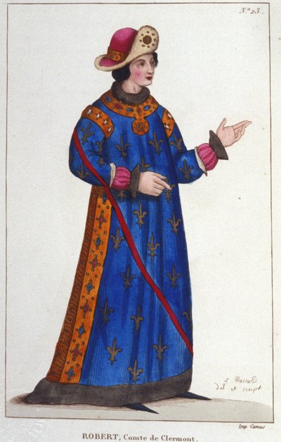 Robert de France, Comte de Clermont (1256-1318). Prince capétien - Unknown artist