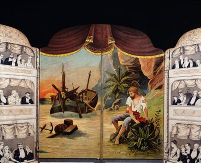 Robinson Crusoé - couverture du livre de Daniel Defoe (1660 - 1731) - Unknown artist