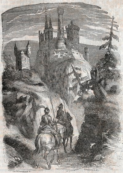 Roger (Ruggero, Ruggiero) et Richardet voient le château d