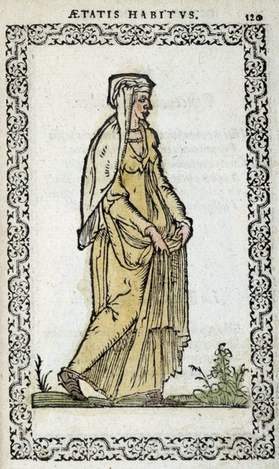 Femme romaine - dans "Habits et effigies" par Jean Slupérino - Unknown artist