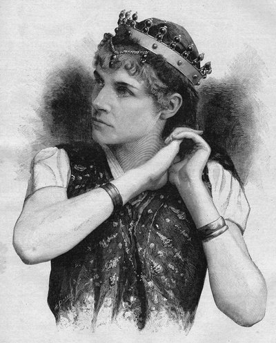 Rose Caron (1857-1930), chanteuse française dans Salammbo de Louis Étienne Ernest Reyer en 1892 - Unknown artist