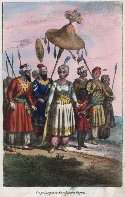 Roshanara Begum (1617-1671) - Princesse impériale de l