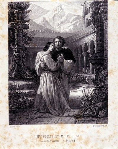 Rosina Stoltz et Gilbert Duprez dans l