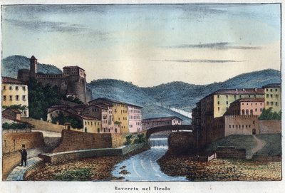 Rovereto ville du Trentin dans le nord de l