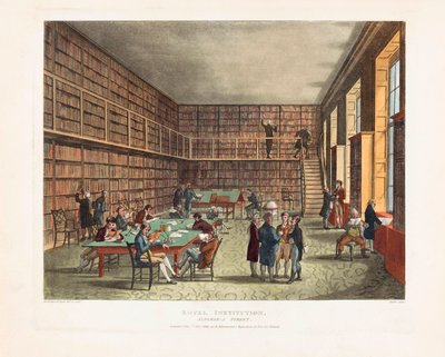 Bibliothèque de la Royal Institution - Unknown artist
