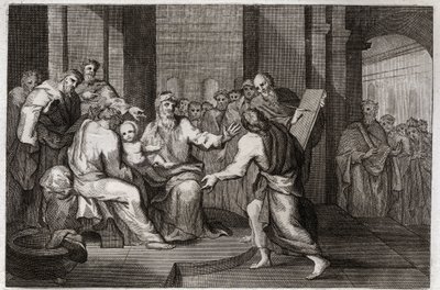 Bible de Royaumont, Nouveau Testament : Circoncision de Jésus-Christ. Illustration de 1811. - Unknown artist