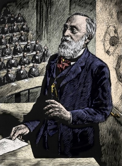 Rudolf Virchow (Virchov) (1821-1902), médecin et homme politique allemand - Unknown artist