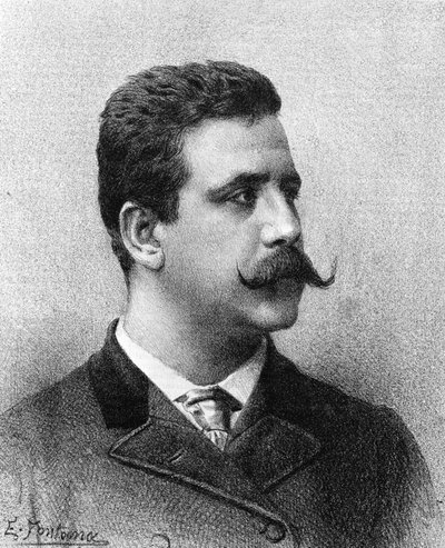 Ruggero Leoncavallo. Compositeur italien (1858 - 1919) - Unknown artist