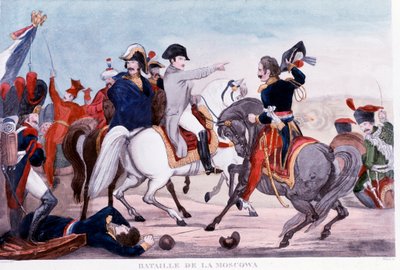 Campagne de Russie : "Napoléon Ier à la bataille de la Moskova" - Unknown artist