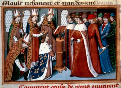 Sacré roi Charles VII (1422-1461) par l