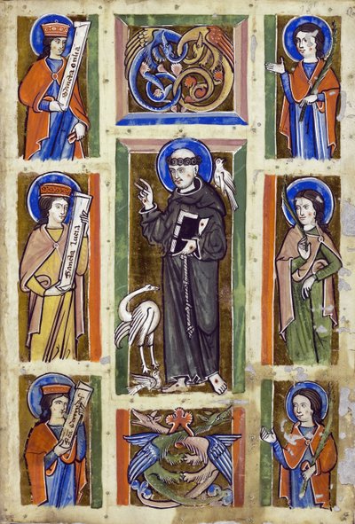 Saint François prêchant aux oiseaux - Unknown artist