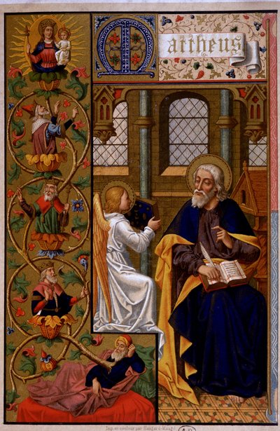 Saint Matthieu écrivant l