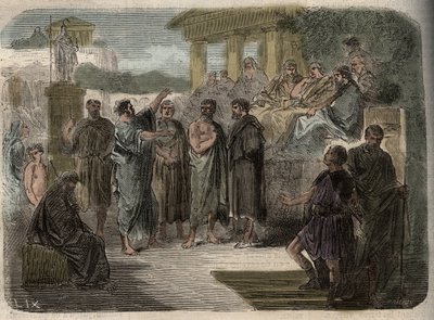 Saint Paul prêchant à Athènes - La prédiction de Saint Paul à Athènes - Discours de Paul à l