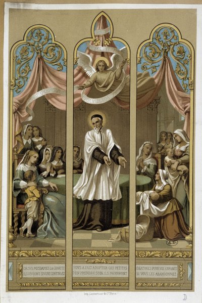 Saint Vincent de Paul établit l