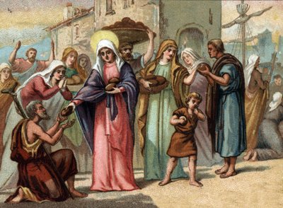Sainte Geneviève (422-502), patronne de Paris de la famine - Unknown artist