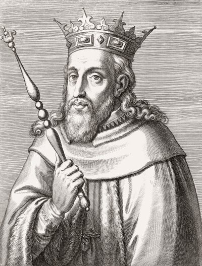 Sancho II, roi du Portugal. Portrait. - Unknown artist