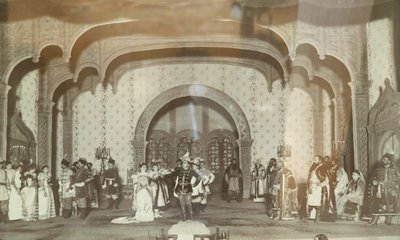 Scène de la pièce de théâtre "Le Faux Dmitri" d